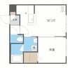 ブランノワールN16 1LDKの間取り