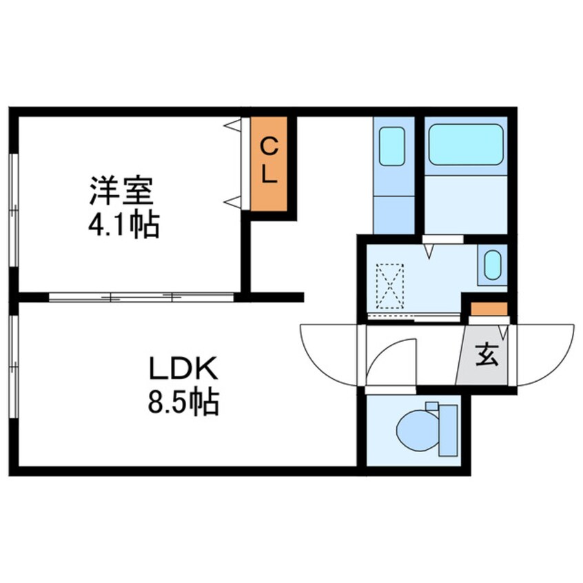間取図 Lichtrare麻生　リヒトラーレアサブ