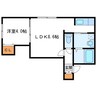 ハイマット 1LDKの間取り