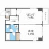 コンフォリア北三条 1LDKの間取り