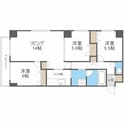 コンフォリア北三条の間取図