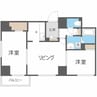 レガーロ札幌ステーション 2LDKの間取り