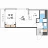 Fran北6条 1LDKの間取り