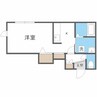 シュライン１９ 1Kの間取り