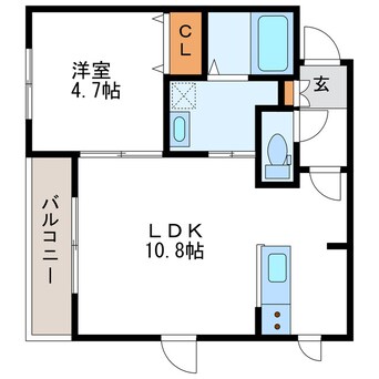 間取図 ＳＵＮ　Ｐｏｒｔ　サンポート