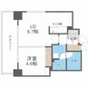 サンタの館N11 1LDKの間取り