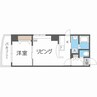 アリスマナーＢＬＤ 1LDKの間取り
