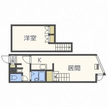 間取図 エスポワール２０４（3階建）
