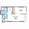 エルピス北１１ 1LDKの間取り