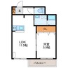 キャルム　クラス 1LDKの間取り