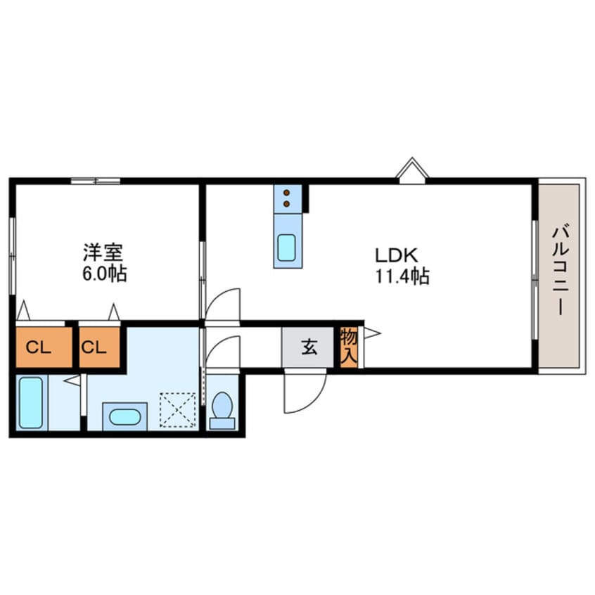 間取図 ラプラス北14条