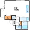 13・3APARTMENT　13・3アパートメント 1Rの間取り