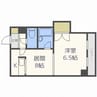 ノースランド北１９条 1DKの間取り