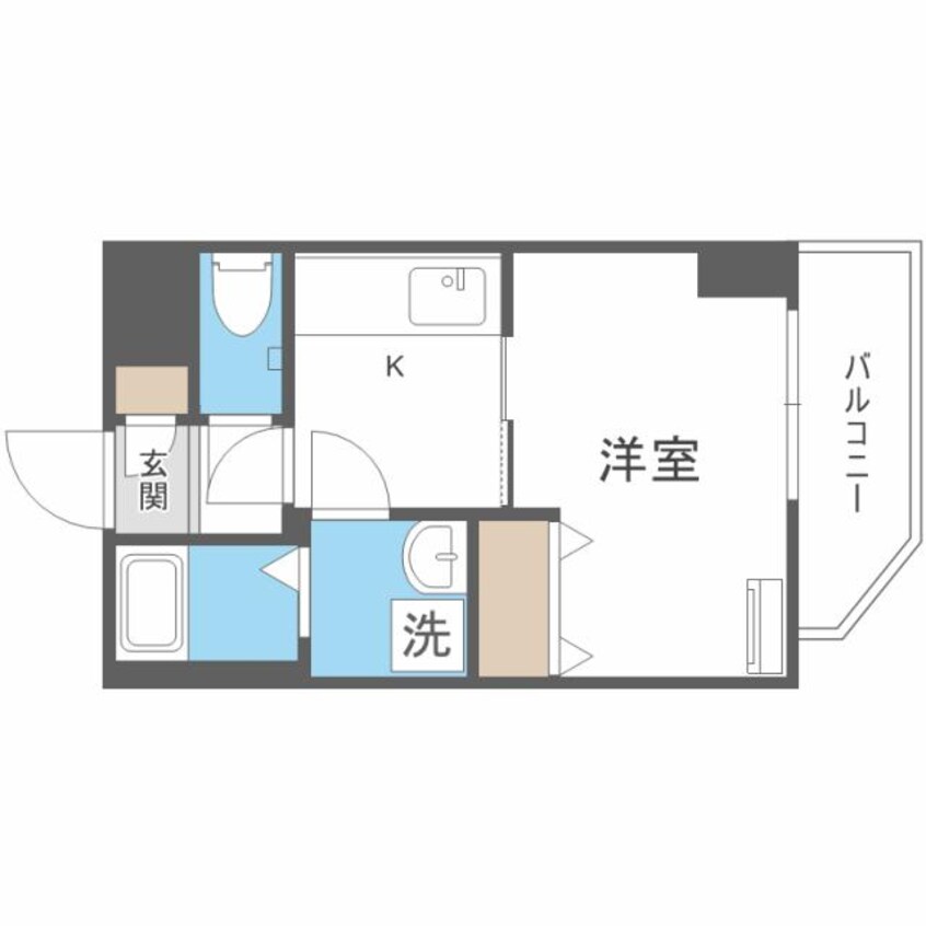 間取図 Aster　N13　アスターN13