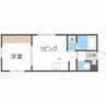 レグラス北２４条 1DKの間取り