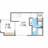 CentRise　セントライズ 1DKの間取り