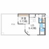 Alivis北23条　アリヴィス北23条 1LDKの間取り