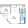 Alivis北23条　アリヴィス北23条 1LDKの間取り