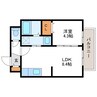 PRIME　URBAN北11条　プライムアーバン北11条 1LDKの間取り