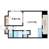 PRIME　URBAN北11条　プライムアーバン北11条 1LDKの間取り