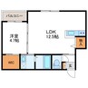 YU-COURT北22条　ユーコート北22条 1LDKの間取り
