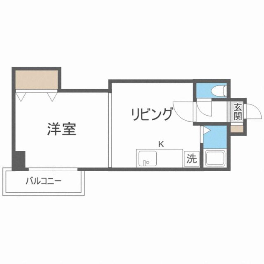 間取図 イーホライズン桑園