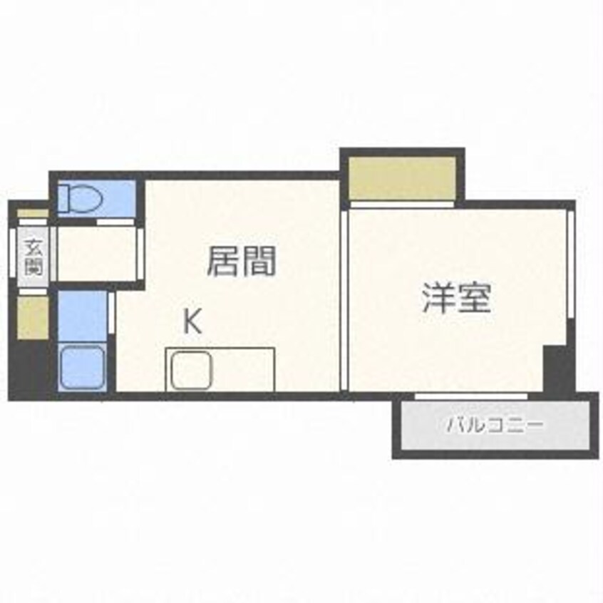 間取図 イーホライズン桑園