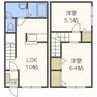 Eltam　エルタム 2LDKの間取り