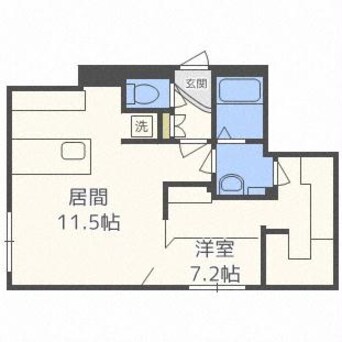 間取図 レブニーズ　ザ・レジデンス　N21