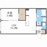 ディモーラN12 1LDKの間取り