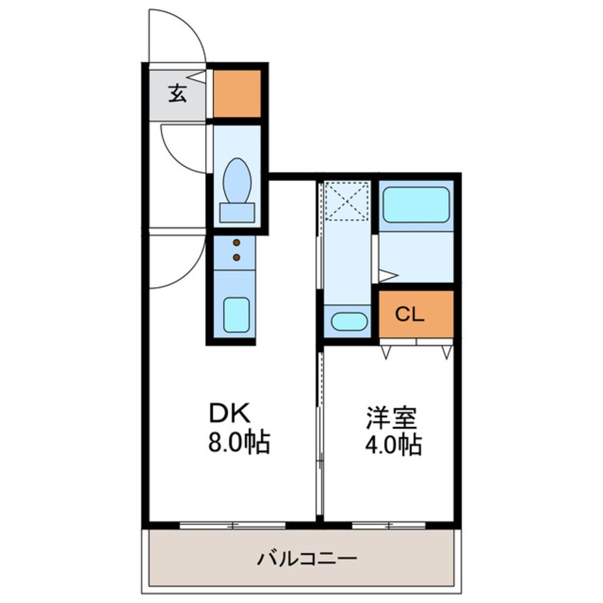 間取図 クラークサイドSAPPORO