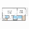 NAGI桑園　ナギ桑園 1LDKの間取り