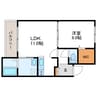 Twinkle桑園　トゥインクル桑園 1LDKの間取り