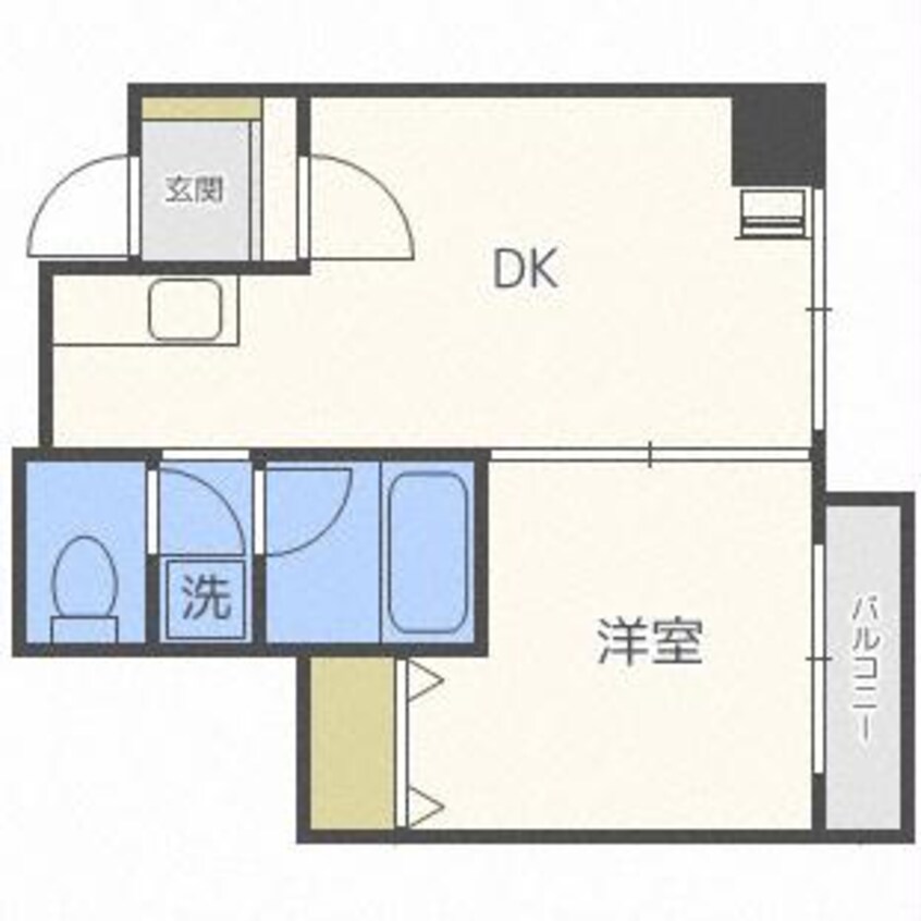 間取図 リズム北25