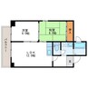 ハピネス北20条 2LDKの間取り