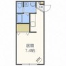 エストラーダN18 1Kの間取り