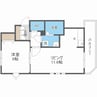 ルピナス北16条 1LDKの間取り