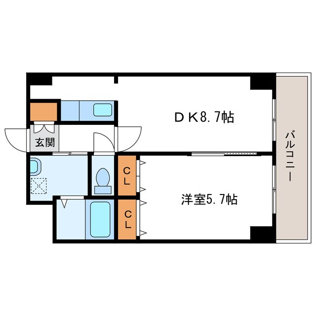間取り図 フォレストハイムN18