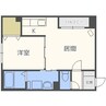 フィレントＩ 1LDKの間取り