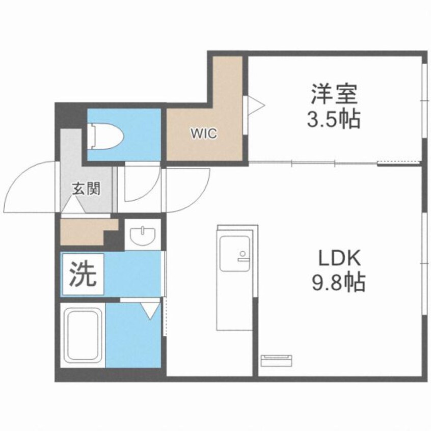 間取図 SERAM北9条　セラム北9条