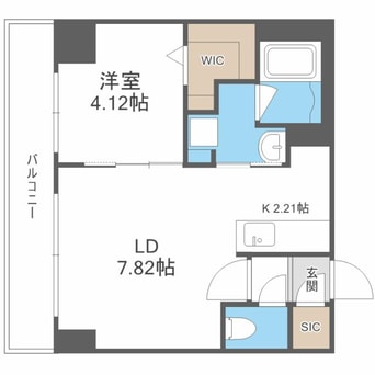間取図 Tiger BLD 24　タイガービル24