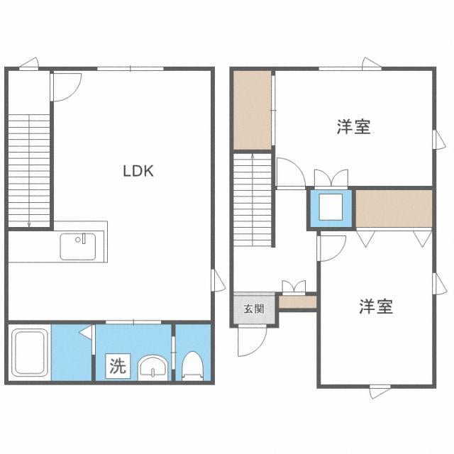 間取り図 メゾネットＡＹ