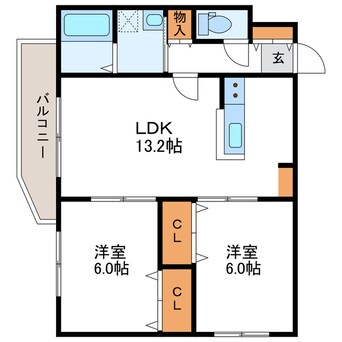 間取図 メディオフラム札幌