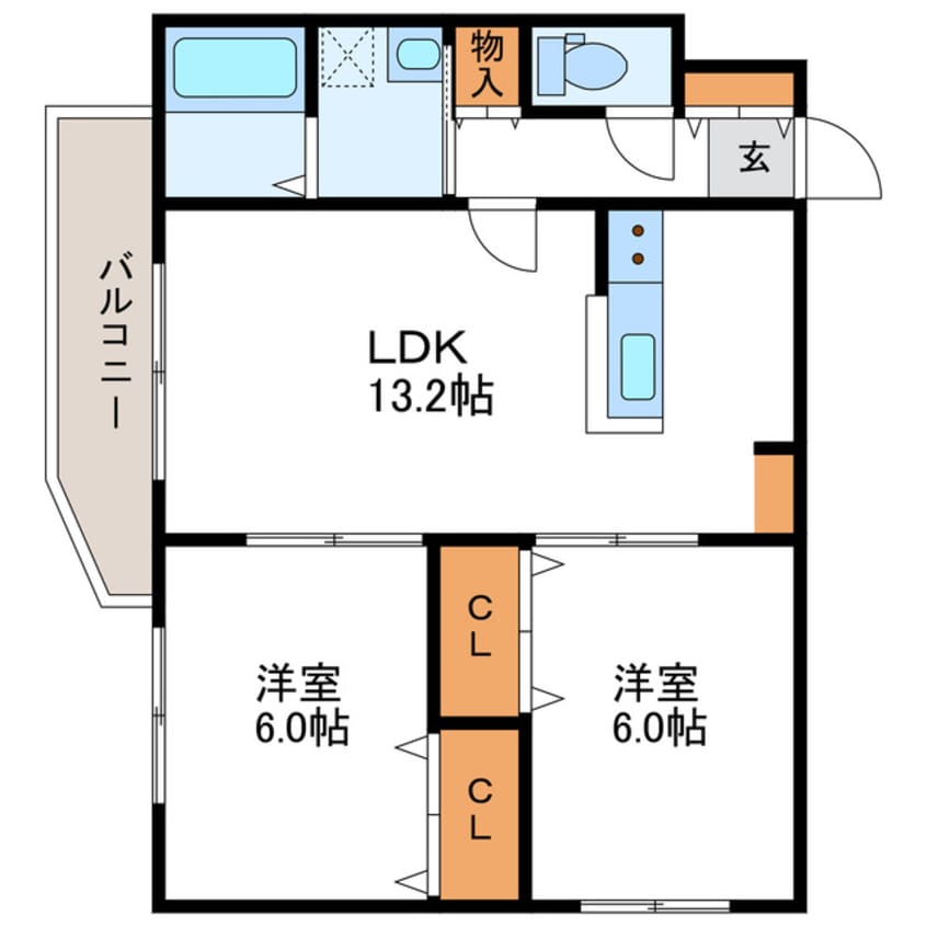 間取図 メディオフラム札幌