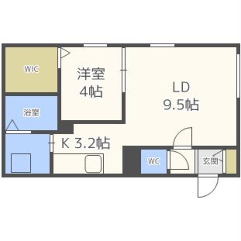 間取図 ブルーイング北7条