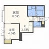 アメニティスペース27 1LDKの間取り