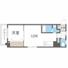 マイスターシャーレ桑園 1LDKの間取り
