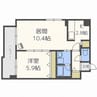 グランヴィル 1LDKの間取り