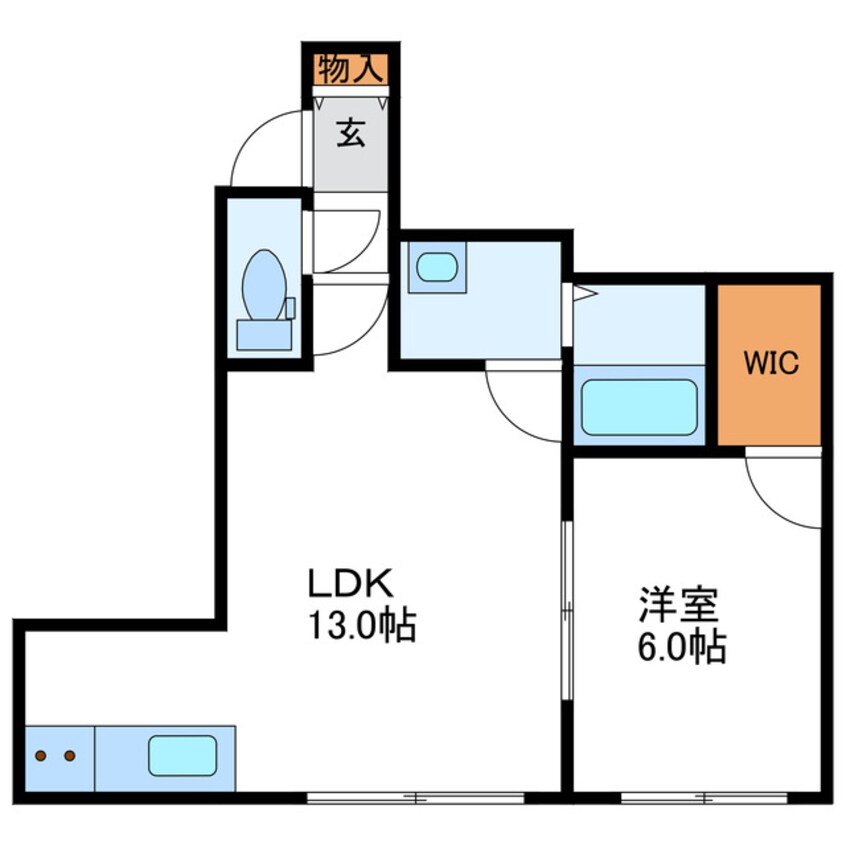 間取図 REST HILLS N32