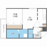 Blanc Bonheur Soen　ブランボヌール桑園 1DKの間取り